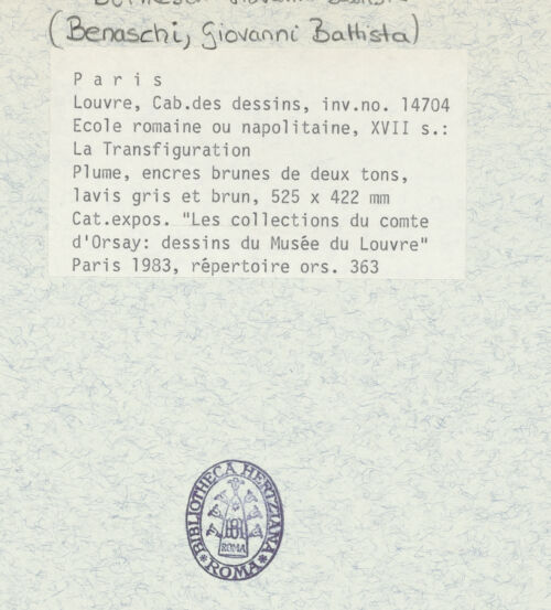 Rückseite von Réunion des Musées Nationaux [https://www.deutsche-digitale-bibliothek.de/content/lizenzen/rv-ez/] Christi Himmelfahrt - , bh366014_recto. Foto.