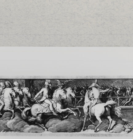 Rückseite von Musei Capitolini [http://creativecommons.org/publicdomain/mark/1.0/] Fasti di NapoleoneBlatt 3: Das Gefecht an der Brücke von Lodi (I) - , bh366218. Foto.