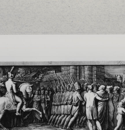 Rückseite von Musei Capitolini [http://creativecommons.org/publicdomain/mark/1.0/] Fasti di NapoleoneBlatt 7: Der Einzung der Franzosen in Mailand (III) - , bh366223. Foto.