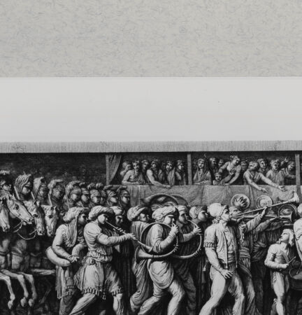 Rückseite von Musei Capitolini [http://creativecommons.org/publicdomain/mark/1.0/] Fasti di NapoleoneBlatt 5: Der Einzung der Franzosen in Mailand (I) - , bh366225. Foto.