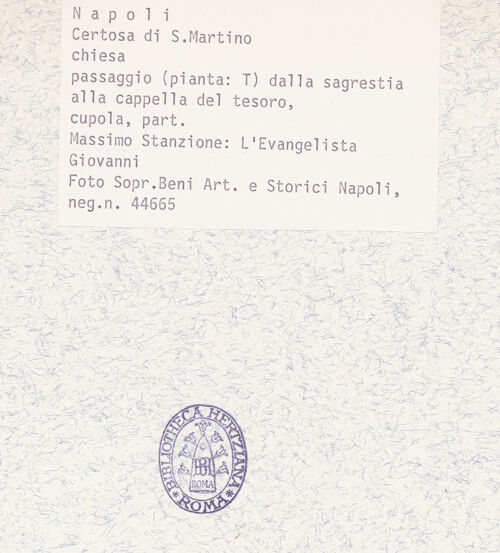 Rückseite von Sopr. BAS NA [https://www.deutsche-digitale-bibliothek.de/content/lizenzen/rv-ez/] Szenen des Alten und Neuen TestamentsJohannes der Evangelist - Gesamtansicht, bh367436_recto. Foto.