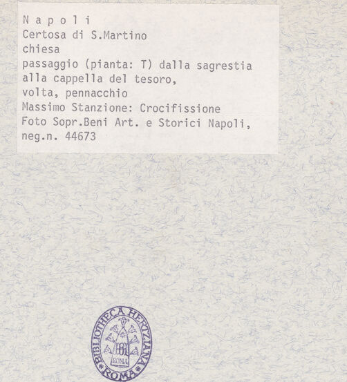 Rückseite von Sopr. BAS NA [https://www.deutsche-digitale-bibliothek.de/content/lizenzen/rv-ez/] Szenen des Alten und Neuen TestamentsDie Kreuzabnahme - Gesamtansicht, bh367440_recto. Foto.