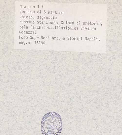 Rückseite von Sopr. BAS NA [https://www.deutsche-digitale-bibliothek.de/content/lizenzen/rv-ez/] Ecce Homo (Pilatus zeigt Christus dem Volk) - Gesamtansicht, bh367452_recto. Foto.