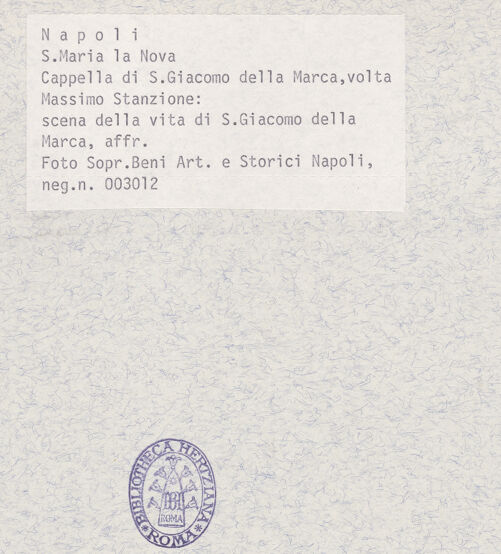 Rückseite von Sopr. BAS NA [https://www.deutsche-digitale-bibliothek.de/content/lizenzen/rv-ez/] Szenen aus dem Leben des heiligen Jakob von der Mark (Giacomo della Marca)Das Wunder des giftigen Mahls - Gesamtansicht, bh367456_recto. Foto.