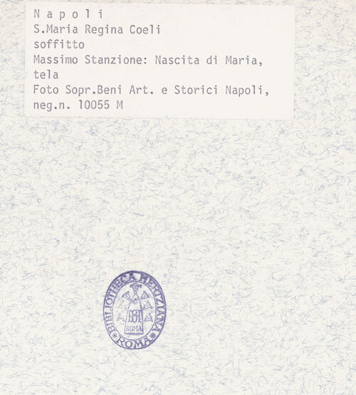 Rückseite von Sopr. BAS NA [https://www.deutsche-digitale-bibliothek.de/content/lizenzen/rv-ez/] Szenen aus dem Leben MariasGeburt Marias - Gesamtansicht, bh367458_recto. Foto.