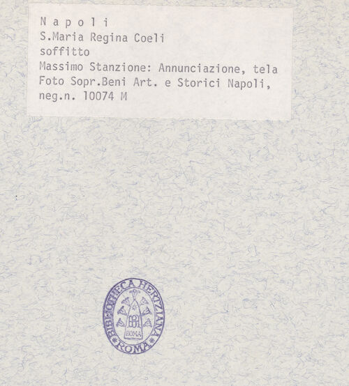 Rückseite von Sopr. BAS NA [https://www.deutsche-digitale-bibliothek.de/content/lizenzen/rv-ez/] Szenen aus dem Leben MariasVerkündigung - Gesamtansicht, bh367459_recto. Foto.