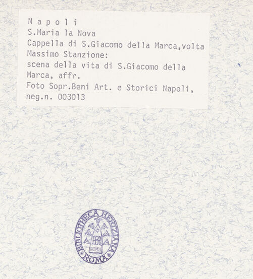 Rückseite von Sopr. BAS NA [https://www.deutsche-digitale-bibliothek.de/content/lizenzen/rv-ez/] Szenen aus dem Leben des heiligen Jakob von der Mark (Giacomo della Marca)Der heilige Jakob von der Mark, noch ungeboren, spricht aus dem Schoß seiner Mutter - Gesamtansicht, bh367467_recto. Foto.