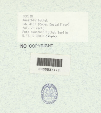 Rückseite von Bibliotheca Hertziana [https://www.deutsche-digitale-bibliothek.de/content/lizenzen/rv-ez/] Codex Destailleur DS. Costanza: Schnitt und Innenaufriss - Gesamtansicht, bh367992_recto. Foto.