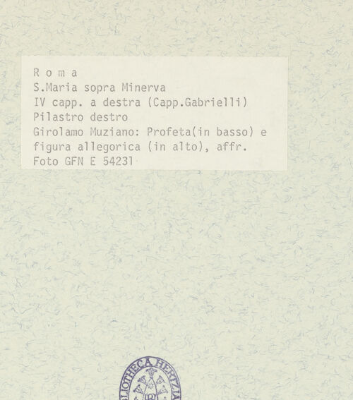 Rückseite von ICCD [https://www.deutsche-digitale-bibliothek.de/content/lizenzen/rv-ez/] Innendekoration: Szenen aus dem leben Christi, Evangelisten, Sibyllen und ProphetenEingangsarkade: Bildfelder und Bogenlaibung mit Darstellungen von Propheten - Eingangsarkade: Bogenlaibung; Detail: Bildfelder mit Propheten, bh368626_recto. Foto.