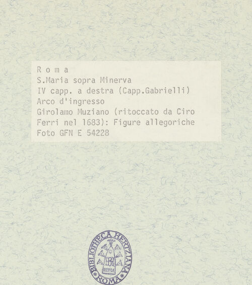 Rückseite von ICCD [https://www.deutsche-digitale-bibliothek.de/content/lizenzen/rv-ez/] Innendekoration: Szenen aus dem leben Christi, Evangelisten, Sibyllen und ProphetenEingangsarkade: Bildfelder und Bogenlaibung mit Darstellungen von Propheten - Eingangsarkade: Bogenlaibung, bh368632_recto. Foto.