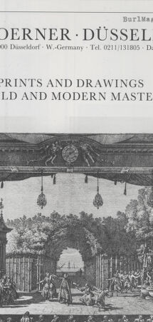 Rückseite von  [http://creativecommons.org/publicdomain/mark/1.0/] "Le Turc Genereux. Ballet Pantomime executé à Vienne sur le Teatre près de la Cour, le 26(?) Avril 1758..." - , bh369652. Foto.