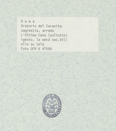 Rückseite von ICCD [https://www.deutsche-digitale-bibliothek.de/content/lizenzen/rv-ez/] Das letzte Abendmahl - , bh377848_recto. Foto.