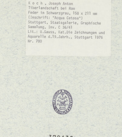 Rückseite von bh379435_recto