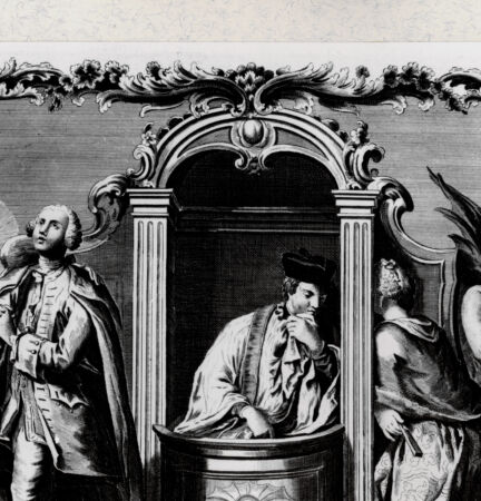 Rückseite von Tomba, Verona [http://creativecommons.org/publicdomain/mark/1.0/] I SacramentiDas Sakrament der Buße (Bl. IV - , bh383332. Foto.