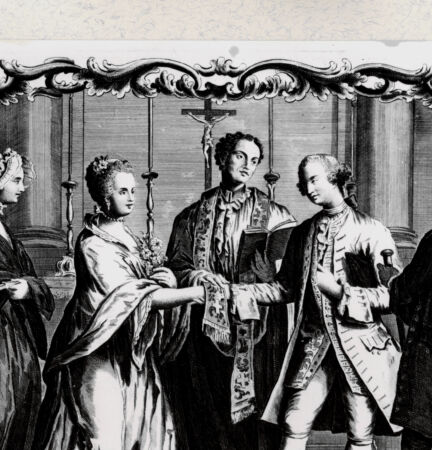 Rückseite von Tomba, Verona [http://creativecommons.org/publicdomain/mark/1.0/] I SacramentiDie Ehe (Bl. VII) - , bh383339. Foto.