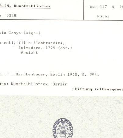 Rückseite von bh385975_recto