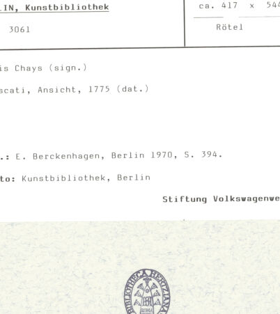 Rückseite von bh385978_recto