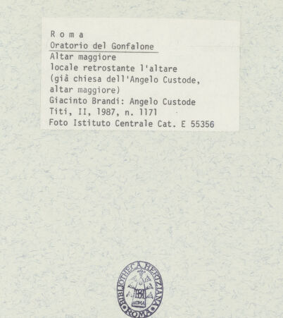 Rückseite von ICCD [https://www.deutsche-digitale-bibliothek.de/content/lizenzen/rv-ez/] Schutzengel und Schlange - , bh387090_recto. Foto.