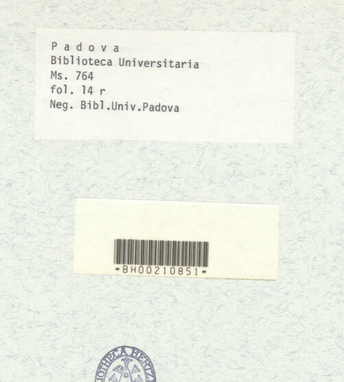 Rückseite von bh390073_recto