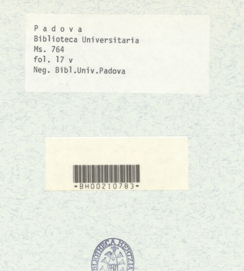 Rückseite von bh390076_recto