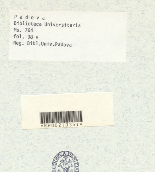 Rückseite von bh390100_recto