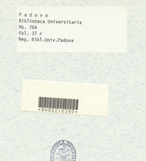 Rückseite von bh390103_recto