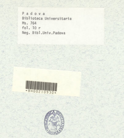 Rückseite von bh390115_recto