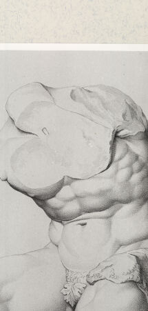 Rückseite von Istituto Nazionale per la Grafica [http://creativecommons.org/publicdomain/mark/1.0/] Giovanni Volpato - Raphael Morghen, "Principes du dessin...", Roma 1786Der Torso des Belvedere (Bl 33) - , bh391171. Foto.