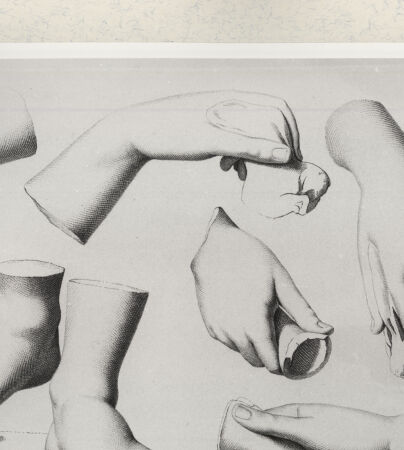 Rückseite von Istituto Nazionale per la Grafica [http://creativecommons.org/publicdomain/mark/1.0/] Giovanni Volpato - Raphael Morghen, "Principes du dessin...", Roma 1786Füsse der Venus und Häde nach der Antike (Bl 8) - , bh391212. Foto.