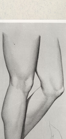 Rückseite von Istituto Nazionale per la Grafica [http://creativecommons.org/publicdomain/mark/1.0/] Giovanni Volpato - Raphael Morghen, "Principes du dessin...", Roma 1786Beine des Apoll aus den Uffizien (Bl 13) - , bh391219. Foto.