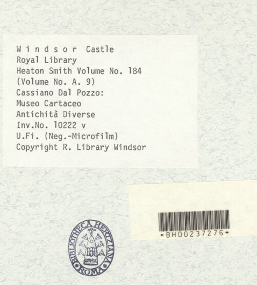 Rückseite von bh395907_recto