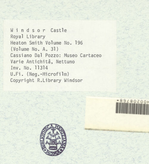 Rückseite von bh396573_recto