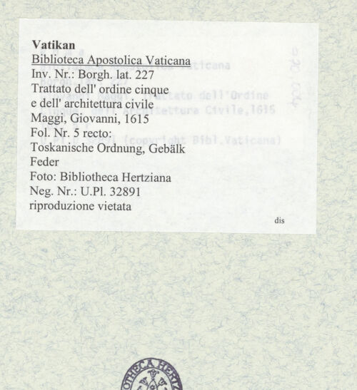 Rückseite von bh396859_recto