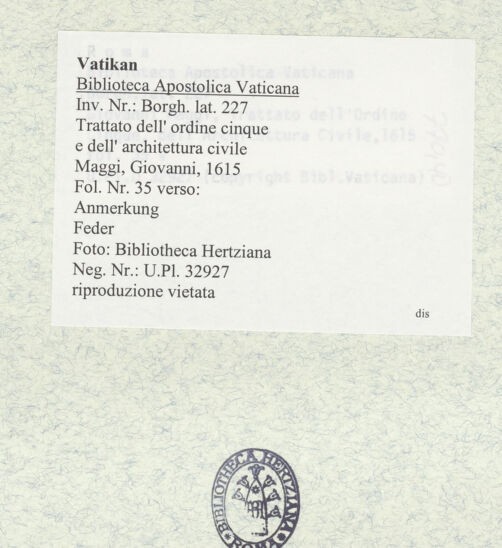 Rückseite von bh396891_recto