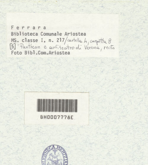 Rückseite von bh399159_recto