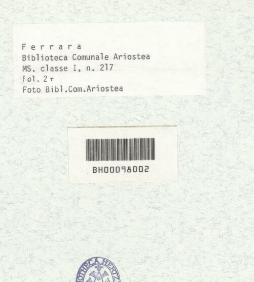 Rückseite von bh399172_recto