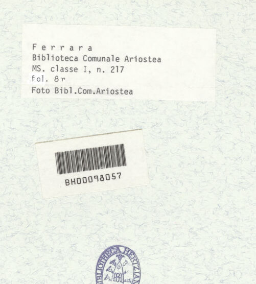 Rückseite von bh399289_recto