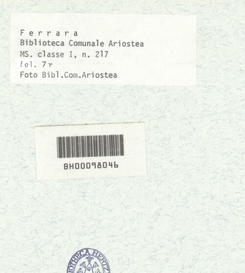 Rückseite von bh399290_recto