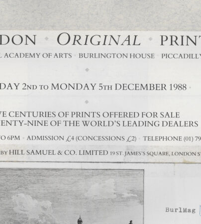 Rückseite von  [http://creativecommons.org/publicdomain/mark/1.0/] Vue de la Place de la Ville-neuve de Dresden (aus der Serie von 15 Blatt "Ansichten Dresdens") - , bh403941. Foto.