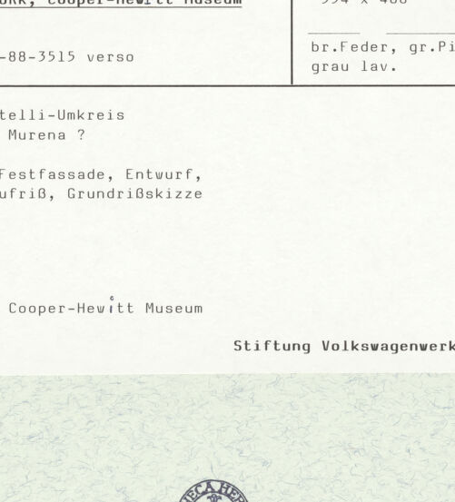 Rückseite von bh405441_recto