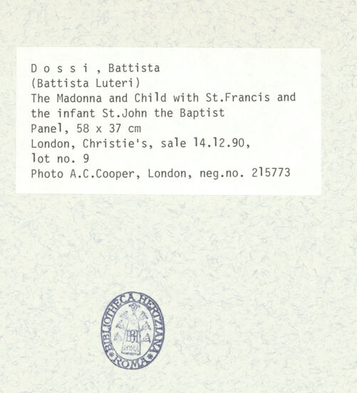 Rückseite von bh413977_recto