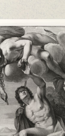 Rückseite von Staatsgalerie [http://creativecommons.org/publicdomain/mark/1.0/] Merkur und Paris - , bh419122. Foto.