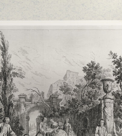 Rückseite von Staatsgalerie [http://creativecommons.org/publicdomain/mark/1.0/] "La Poésie" (Blatt 3 (?) aus einer Serie) - , bh420136. Foto.