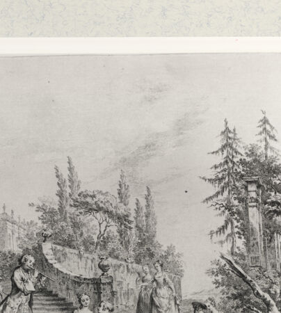 Rückseite von Staatsgalerie [http://creativecommons.org/publicdomain/mark/1.0/] "La Musique" (Blatt 2 (?) aus einer Serie) - , bh420137. Foto.