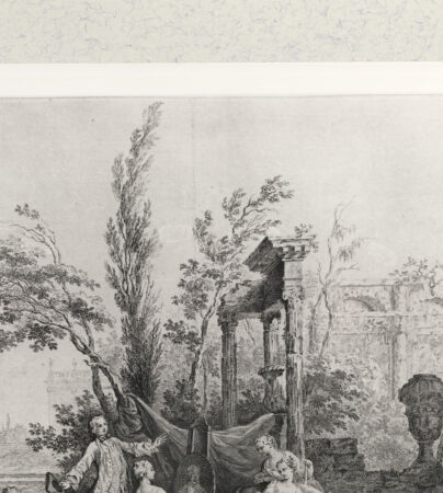 Rückseite von Staatsgalerie [http://creativecommons.org/publicdomain/mark/1.0/] "La peinture" (Blatt 1 (?) aus einer Serie) - , bh420138. Foto.