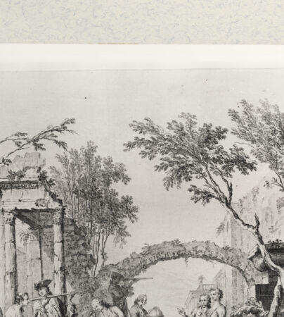 Rückseite von Staatsgalerie [http://creativecommons.org/publicdomain/mark/1.0/] "L'astronomye" (Blatt 6 (?) aus einer Serie) - , bh420143. Foto.