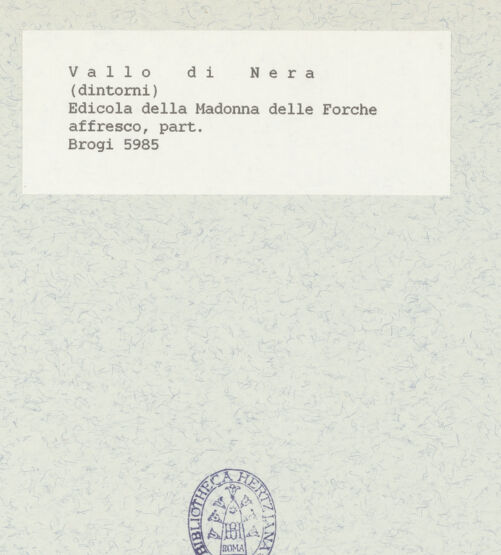 Rückseite von Alinari [https://www.deutsche-digitale-bibliothek.de/content/lizenzen/rv-ez/] AusmalungSegnender Christus und die vier Evangelisten - Teilansicht: Evangelisten Lukas und Matthäus, bh424601_recto. Foto.