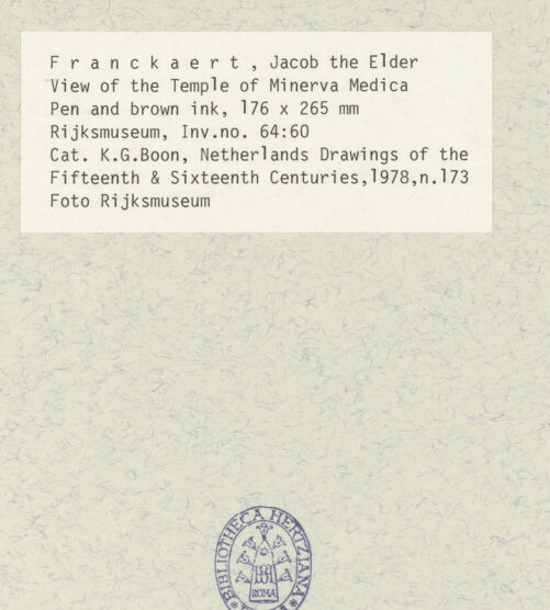 Rückseite von bh426060_recto