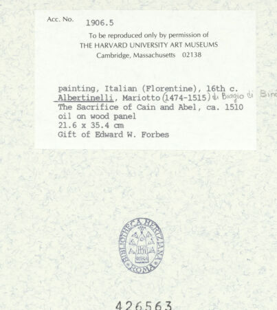 Rückseite von bh426563_recto