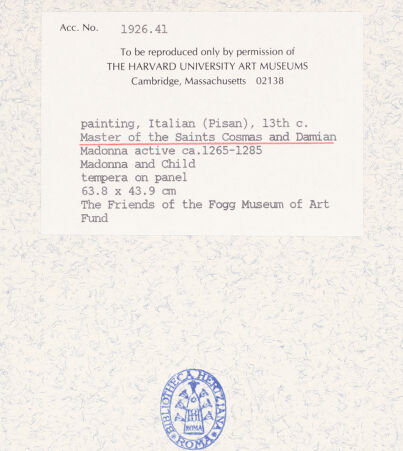 Rückseite von bh427863_recto